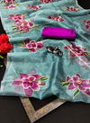 Vk4132 Organza Printed Designer Saree Catalog